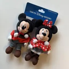 ディズニー ヌイグルミバッジセット ミッキー＆ミニー