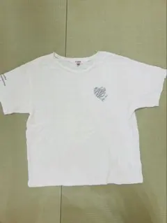 PINK-latte 半袖Tシャツ ホワイト ハート柄 小学生 女子 S 160のサムネイル