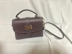 パープル ショルダーバッグ