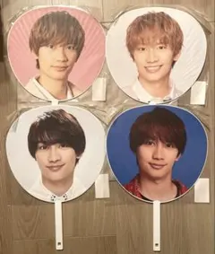 なにわ男子 藤原丈一郎　ジャンボうちわ　4点