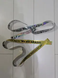 ARASHI 2026 銀テ2本セット 4月2日東京ドームアリーナ席にて。