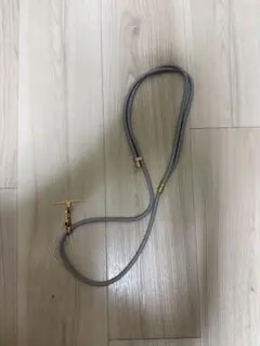 スマホショルダーストラップ ブルー ゴールド金具