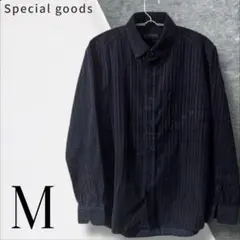 「即日発送」M CLOTHES TRUCKダークブルー 長袖ワイシャツネルシャツ