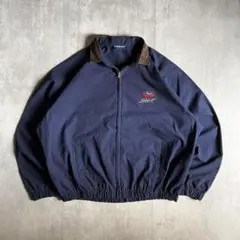 【80s vintage】スイングトップ　ブルゾン　usa製　短丈　企業物　古着