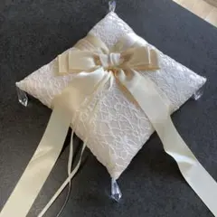 ハンドメイド　リングピロー