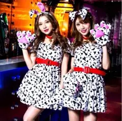 ダルメシアンコスプレ衣装セット ハロウィン ディズニー 仮装