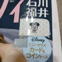 〈ゼクシィ付録〉 Disney ミニーマウス カード&コインケース