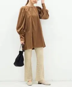 archives ワンピース　aw ブラウン　美品