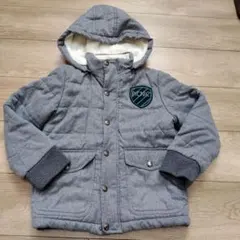 キッズ　子供服　ミキハウス　PICNIC グレー 中綿コート 120