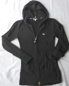 希少✨【バーバリーブルーレーベル】ラクーンファー 2wayパーカー ホース刺繍 希少✨【バーバリーブルーレーベル】ラクーンファー 2way