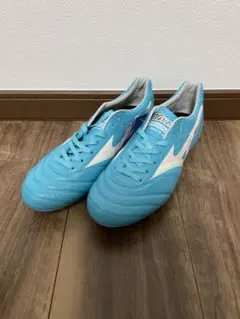 箱、袋付き】サッカースパイク モレリア2 JAPAN カタールW杯 水色
