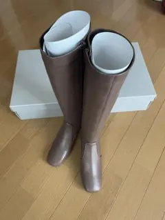 新品　Odette e Odile ロングブーツ　モカ系　　22.5のサムネイル