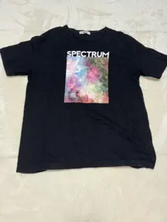 SPECTRUM 宇宙柄 プリントTシャツ ブラックのサムネイル