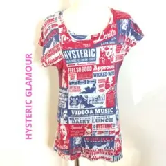 【希少】HYSTERIC GLAMOUR ヒスガール 総柄Tシャツ フリー日本製のサムネイル