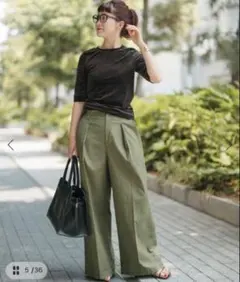 【極美品】　【Spick and Span】バックサテンカーゴ　38