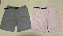【ユニクロ】メンズ 短パン L ベージュ カーキ　アジャスター付　Lサイズ