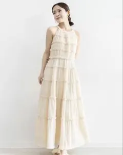 Estella.K キャミワンピース オフホワイト 新品 - メルカリ