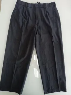 UNIQLO ユニクロ ブラック テーパードパンツ メンズL 使用感あり