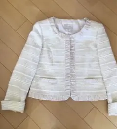 EMMAJAMES ノーカラージャケット ツイード 入学式 入園式