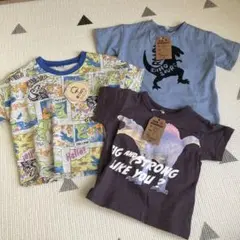 恐竜プリント Tシャツ 80★まとめ売り