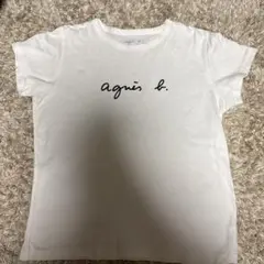 agnès b. ロゴ Tシャツ サイズ3 ホワイト