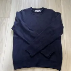 URBAN RESEARCH ネイビー クルーネック セーター Lサイズ