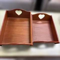 Longaberger ハート型 バスケット 木製蓋付き - メルカリ