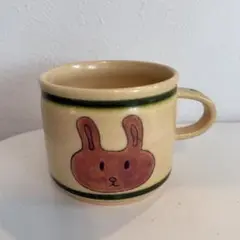 うさぎ【新品】DAISAK カップ　マグカップ　ダイサク　兎　ウサギ　緑ライン