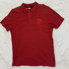 PUMA×フェラーリ　半袖ポロシャツ　M