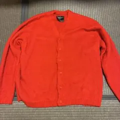 TOWNCRAFT 赤 カーディガン 6ボタンのサムネイル