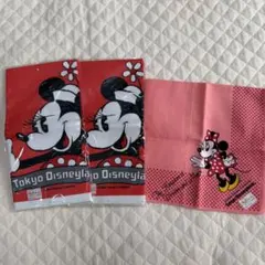 ディズニー ミニーマウス ハンカチ3枚セット