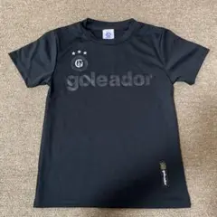 goleador 黒シャツ ロゴ入り　140