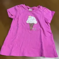 petit main ピンク Tシャツ 100