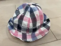Rodeo Crowns チェック柄帽子 52-54cm