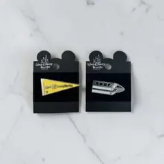 ディズニーワールド ピンバッジ　ウォルトディズニーワールド フラッグ　モノレール