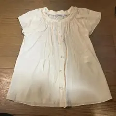 SEE BY CHLOE 半袖ブラウス アイボリーシルク混のサムネイル