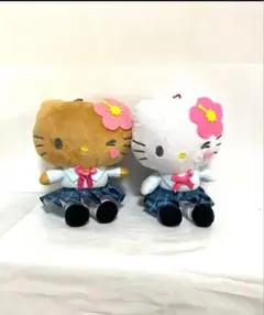 サンリオ　キティちゃん　ぬいぐるみポーチ　ぬいぐるみ　マスコット　ギャル　JK