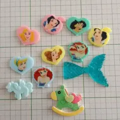 ディズニープリンセス デコレーションパーツ 11個セット