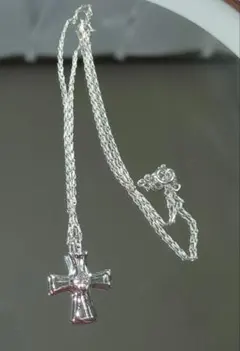 シルバー925 クロス型ペンダント ネックレス