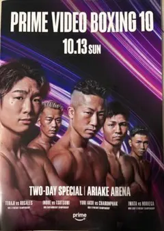 PRIME VIDEO BOXING 13 那須川天心 非売品 ポスター - メルカリ