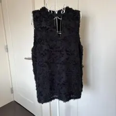 chocol raffine robe ベスト ブラック