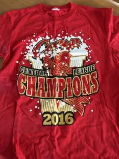 カープ 2016 優勝記念 ビールかけ Tシャツ　サイズ M