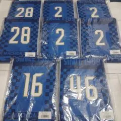 プレイヤーズTシャツ2024 L 青色 'YU'8枚セット