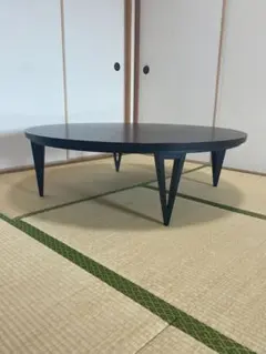 □展示品□Akar De Nissim□IRIS□竹寄木細工□センターテーブル