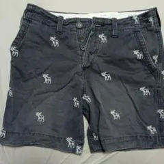 Abercrombie & Fitch 鹿刺繍 ショートパンツ 30
