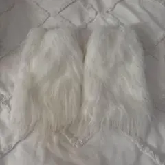 ホワイト レッグウォーマー