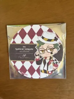 トレイ•クローバー　ツイステ　オーマイカフェ　コースター