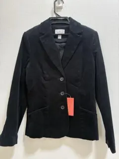 CYRILLUS ブラック コーデュロイジャケット F36