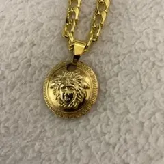 VERSACEヴェルサーチアレンジゴールドネックレスベルサーチ