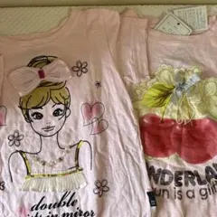 半袖 Tシャツ ピンク 2枚のサムネイル